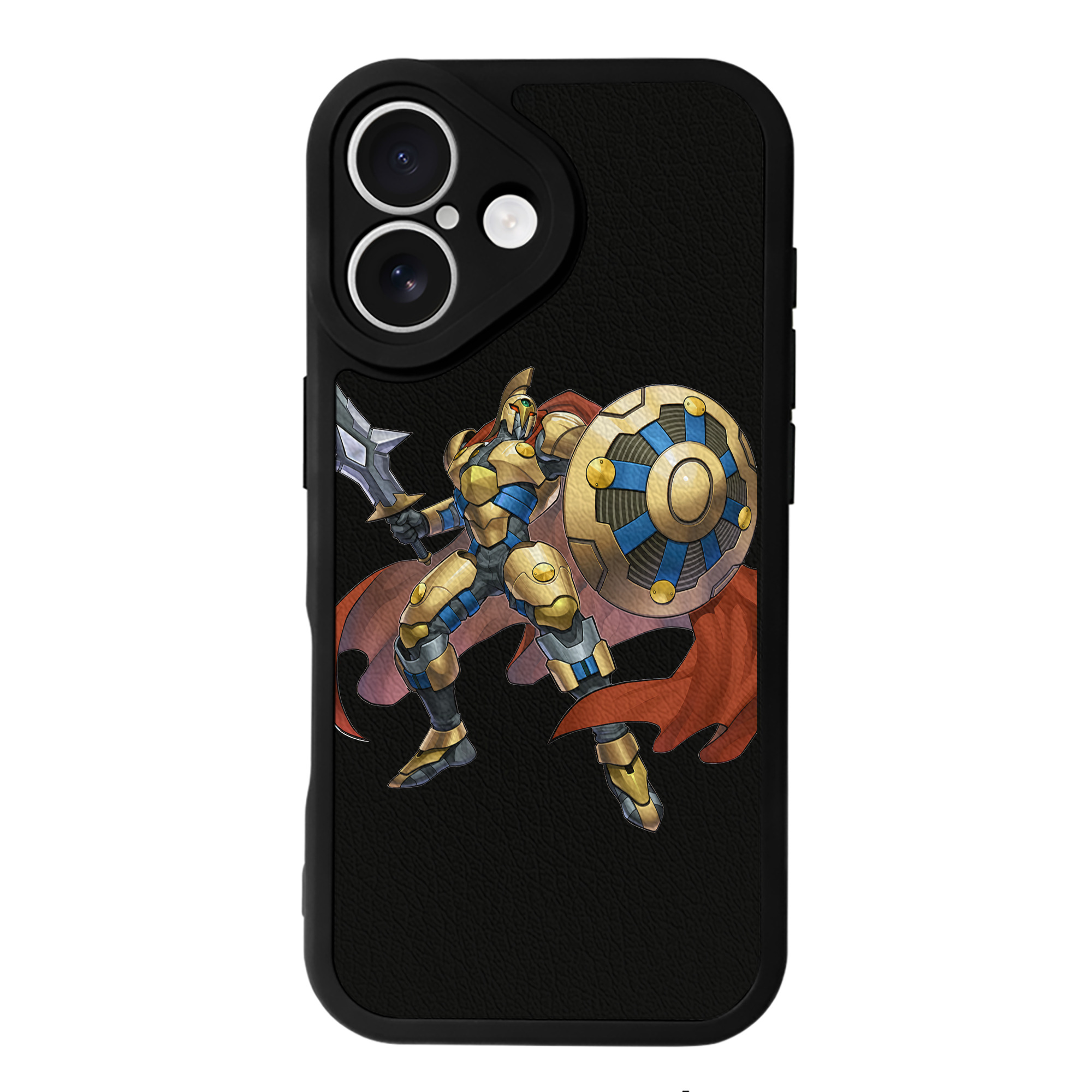 （画像用） 遊☆戯☆王 Yu-Gi-Oh! 【iPhone 16シリーズ対応】シリコンスマホケース（レザー調） 材質：シリコン